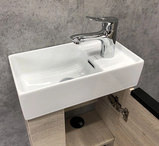 Тумба-умывальник подвесная Comforty Матэ 40 дуб дымчатый 00-00000833CF