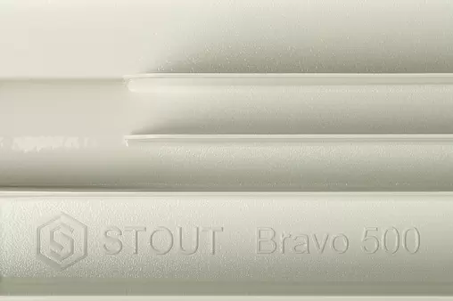 Радиатор алюминиевый 6 секций Stout Bravo 500 SRA-0110-050006