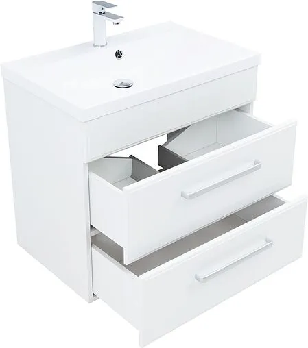 Тумба под умывальник Aquanet Лукка 75 белый 00302397