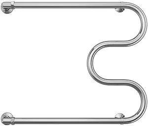 Полотенцесушитель водяной Terminus М-образный AISI 1&quot; БШ 600х700 полированная сталь 4620768880964, 3