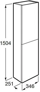 Шкаф-пенал подвесной Roca Domi 35 небесный синий ZRU9307872 Шкаф-пенал подвесной Roca Domi 35 небесный синий ZRU9307872, 2