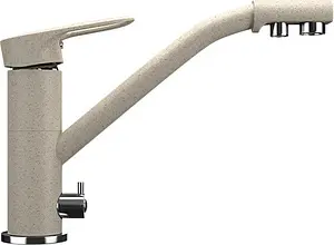 Смеситель для кухни с подключением к фильтру Ulgran бежевый U-010-328 Смеситель для кухни с подключением к фильтру Ulgran бежевый U-010-328, 1
