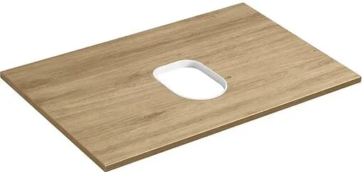 Тумба-умывальник подвесная Aquaton Либерти 70 дуб эльвезия/белый глянец 1A2798K2LYC70