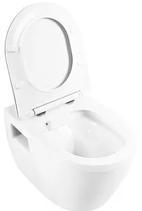 Унитаз подвесной безободковый BelBagno Loto белый BB070CHR/SC Унитаз подвесной безободковый BelBagno Loto белый BB070CHR/SC, 5