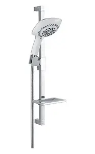 Душевая стойка Lemark хром/белый LM8068C Душевая стойка Lemark хром/белый LM8068C, 1