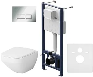 Комплект 6 в 1 Am.Pm Inspire 2.0 FlashClean IS47051.50A1700 с кнопкой хром глянцевый, 1