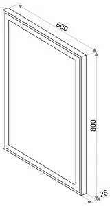 Зеркало с подсветкой Continent Strong Led 60x80 с часами, с подогревом серый ЗЛП90 Зеркало с подсветкой Continent Strong Led 60x80 с часами, с подогревом серый ЗЛП90, 2