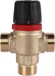 Трехходовой термостатический смесительный клапан ¾" +30...+65°С Kvs 1.8 Rommer RVM-1121-186520 Трехходовой термостатический смесительный клапан ¾" +30...+65°С Kvs 1.8 Rommer RVM-1121-186520, 4