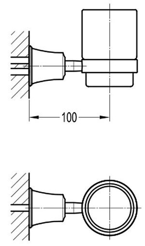 Стакан Swedbe Terracotta Art терракотовый 2541