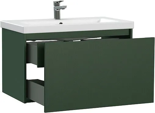 Тумба под умывальник подвесная Cersanit Grande 80 зеленый 64303