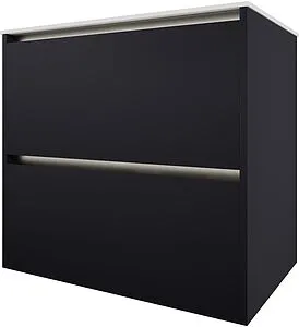 Тумба-умывальник подвесная Allen Brau Activity 70 антрацит/олива браш 1.34011.AM+, 3