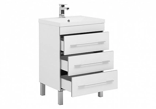 Тумба под умывальник напольная Aquanet Верона 58 белый 00178253