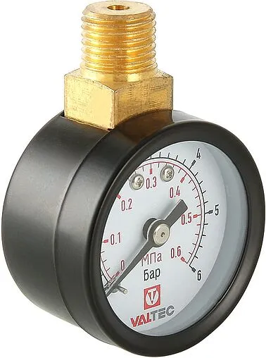 Манометр радиальный Valtec 40мм 6 бар ¼&quot; VT.TM40.VC.02