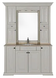 Шкаф-зеркало Aquanet Кастильо 140 слоновая кость 183176, 5