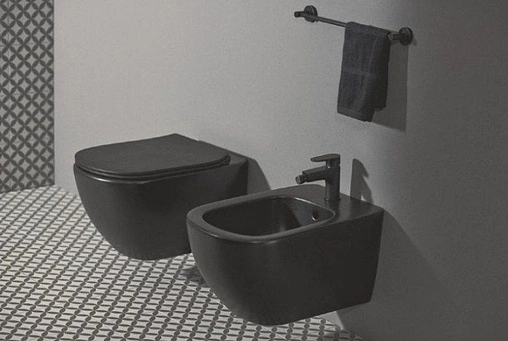 Биде подвесное Ideal Standard Tesi Silk Black черный матовый T3552V3