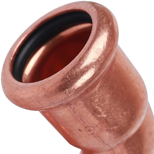 Уголок пресс двухраструбный 18мм угол 90° Sanha 6002A 16002A18