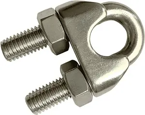 Зажим для троса из нержавеющей стали 4/5мм UniPump 39023, 5