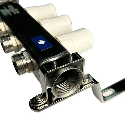 Группа коллекторная с расходомерами 3 отвода 1&quot;в/в x ¾&quot;ек Uni-fitt OPTIMAL 450B4303.RU