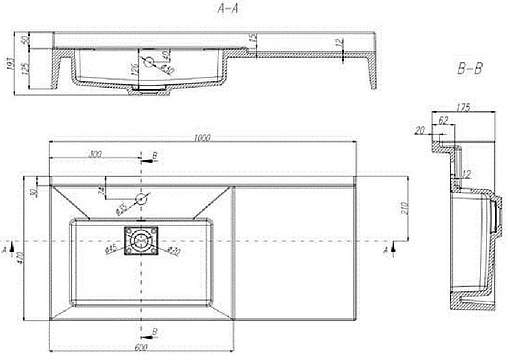 Раковина Aquaton Сакура 100 белый 1A71973KSK010