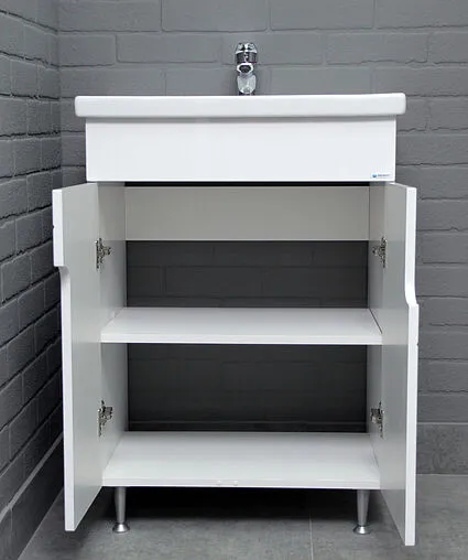 Тумба под умывальник напольная Айсберг Енисей 60 белый DA2013T