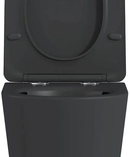 Унитаз подвесной безободковый Hansmann keramik Round Dark Grey темно-серый УНИ0020