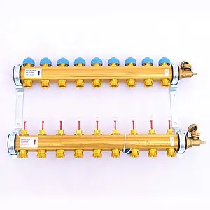 Группа коллекторная с расходомерами 9 отводов 1"в/в x ¾"ек Watts HKV/T 10004203 Группа коллекторная с расходомерами 9 отводов 1"в/в x ¾"ек Watts HKV/T 10004203, 2