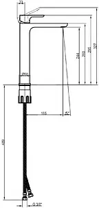Смеситель для раковины Villeroy&Boch O.novo хром TVW10410611061, 2