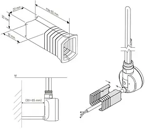 Маскировочный элемент черный Terma WRMAS001-905, 2