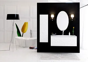 Шкаф-пенал подвесной Clarberg Elegance 40 L белый EL.05.04/L Шкаф-пенал подвесной Clarberg Elegance 40 L белый EL.05.04/L, 4