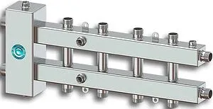 Распределительный коллектор 5 контуров с гидрострелкой 1¼"н x 1"н Север-М5(Aisi) 1915006 Распределительный коллектор 5 контуров с гидрострелкой 1¼"н x 1"н Север-М5(Aisi) 1915006, 1