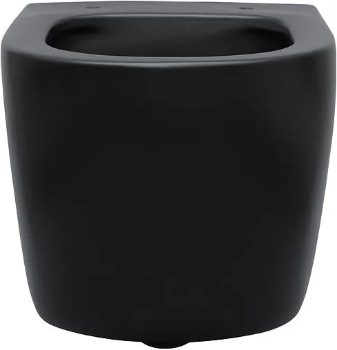 Унитаз подвесной безободковый Aquanet Cetus-BW Rimless черный матовый CETUS-BW