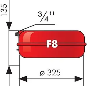 Расширительный бак Джилекс 8F 3 бар 7708 Расширительный бак Джилекс 8F 3 бар 7708, 2