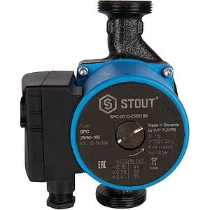 Насос циркуляционный Stout 25/60-180 SPC-0010-2560180 Насос циркуляционный Stout 25/60-180 SPC-0010-2560180, 3