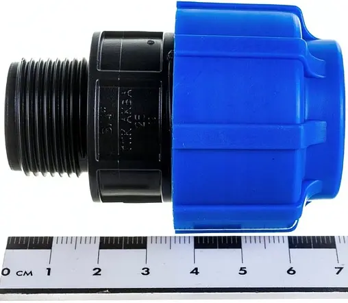 Муфта компрессионная переходная 25мм x ¾&quot;н ТПК-Аква 50030025