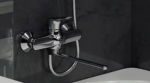 Смеситель для ванны с длинным изливом Osgard Brut хром 21223 Смеситель для ванны с длинным изливом Osgard Brut хром 21223, 3