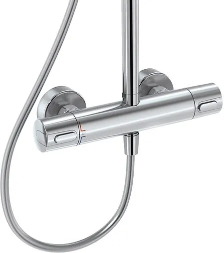 Душевая система с термостатом для душа Ideal Standard IdealRain cube хром A5833AA Душевая система с термостатом для душа Ideal Standard IdealRain cube хром A5833AA