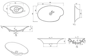 Раковина Aquanet Desire V45-N 65 белый 00198937 Раковина Aquanet Desire V45-N 65 белый 00198937, 2