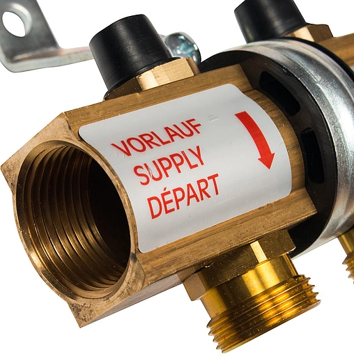 Группа коллекторная без расходомеров 10 отводов 1&quot;в/в x ¾&quot;ек Watts HKV 10004188