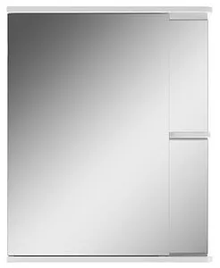 Шкаф-зеркало Айсберг Норма 1-55 L белый DA1603HZ, 2