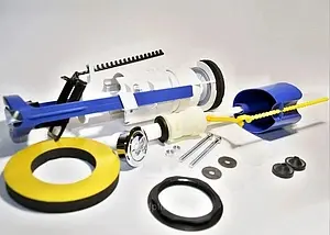 Комплект арматуры для бачка однорежимный ½&quot; пластик нижний OLI DECO + UNI BOTTOM ½ 037192, 5