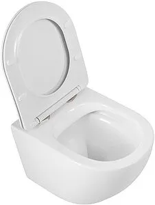 Унитаз подвесной безободковый BelBagno Sfera-R белый BB046CHR/SC, 5