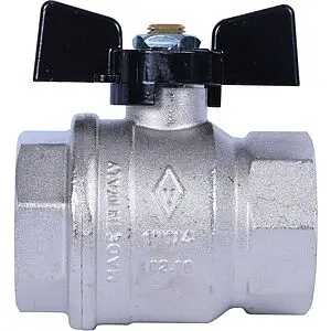 Кран шаровый 1¼"в x 1¼"в Bugatti New Jersey 09120007, 5