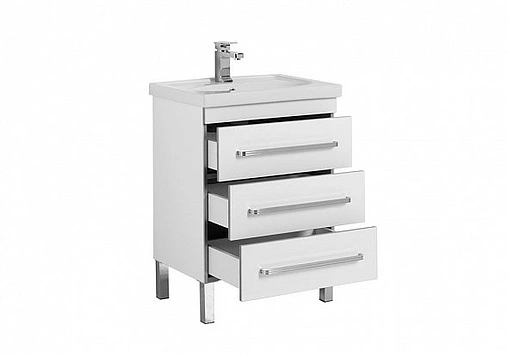 Тумба под умывальник напольная Aquanet Сиена 60 белый 00186368