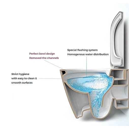 Унитаз подвесной безободковый Roca Debba Round Rimless белый 346998000