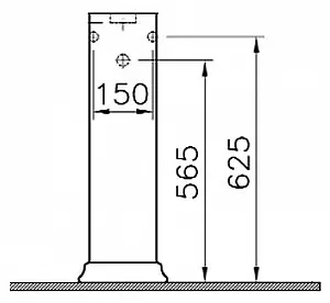 Пьедестал VitrA Serenada белый 4168B003-0156 Пьедестал VitrA Serenada белый 4168B003-0156, 2