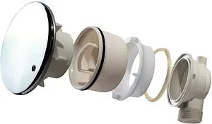 Сифон для душевого поддона Cezares хром CZR-01-90 Сифон для душевого поддона Cezares хром CZR-01-90, 3