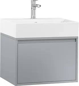 Тумба под умывальник подвесная Isvea Pro 60 серый 21SF1201060I Тумба под умывальник подвесная Isvea Pro 60 серый 21SF1201060I, 1