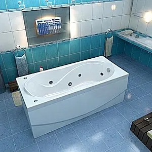 Панель для ванны фронтальная Bas Ямайка 180 белый Э 00044 Панель для ванны фронтальная Bas Ямайка 180 белый Э 00044, 3