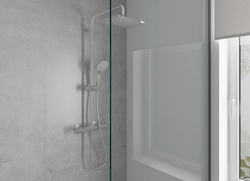 Душевая система с термостатом для душа Hansgrohe Vernis Shape 230 1jet хром 26286000