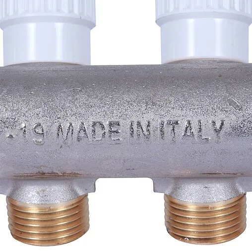 Коллектор регулирующий проходной 4 отвода ¾"в/н x ½"н Stout SMB 6852 341204 Коллектор регулирующий проходной 4 отвода ¾"в/н x ½"н Stout SMB 6852 341204